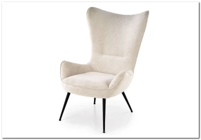 Кресло Halmar JUKON (кремовый/черный)