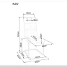 Стул кухонный Signal Axo Bluvel14 (темно-серый)