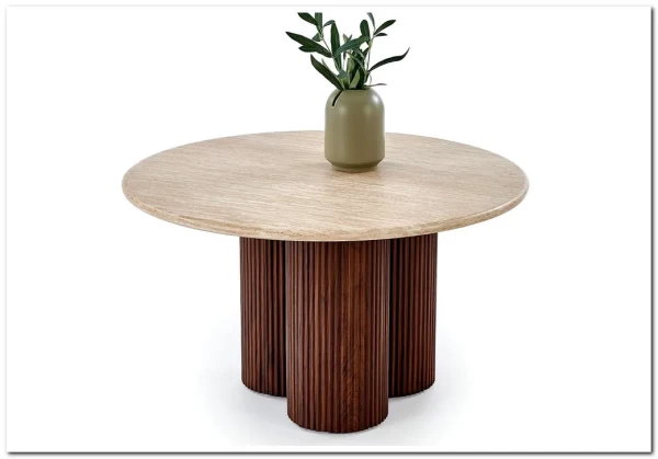 Стол журнальный Halmar DOROTEA (травертин/орех) Стол журнальный Halmar DOROTEA (травертин/орех)