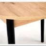 Стол обеденный Halmar PIVOT 102 (дуб артизан/черный)