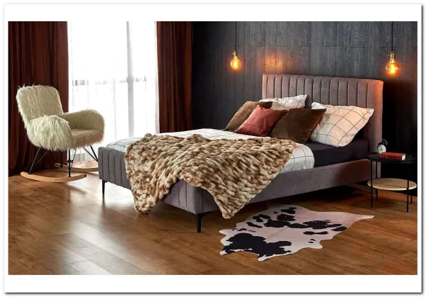 Кровать HALMAR FRANCESCA (светло-серый/черный) 160/200 Кровать HALMAR FRANCESCA (светло-серый/черный) 160/200