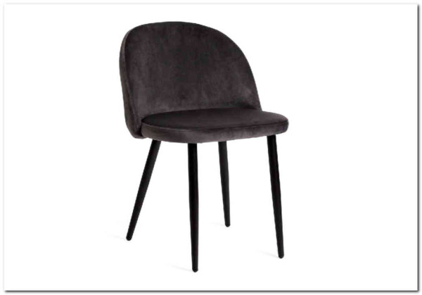 Стул MELODY (mod. 4997) серый/черные ножки Стул MELODY (mod. 4997) серый/черные ножки