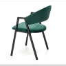 Стул кухонный Halmar K473 (темно-зеленый/черный)