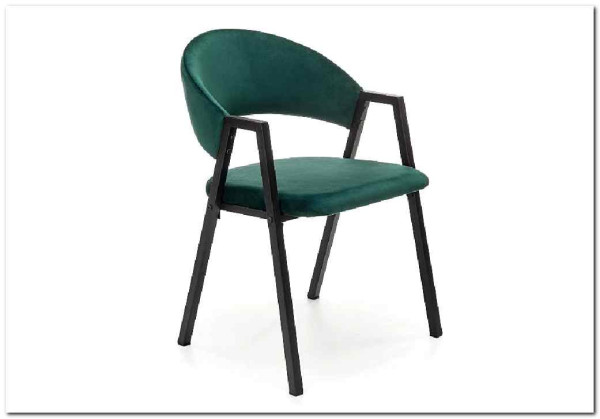 Стул кухонный Halmar K473 (темно-зеленый/черный) Стул кухонный Halmar K473 (темно-зеленый/черный)