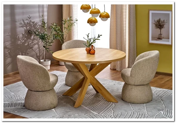 Стол обеденный Halmar MORUS 105 (натуральный/натуральный)