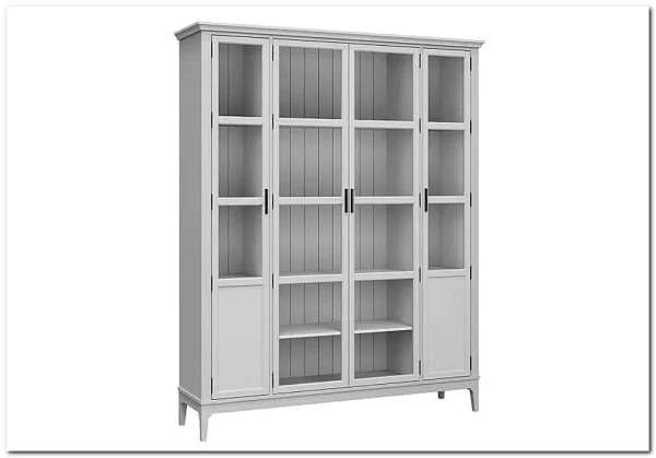 Шкаф для книг Квадро-С 422С из массива сосны