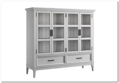 Шкаф для посуды Квадро-С 42 из массива сосны