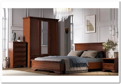 Мебель для спальни Кентаки (Kentaki) БРВ каштан