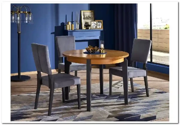 Стол обеденный Halmar SORBUS, раскладной (дуб медовый/графит) Стол обеденный Halmar SORBUS, раскладной (дуб медовый/графит)