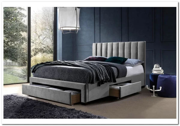 Кровать Halmar GRACE (серый) 140/200 Кровать Halmar GRACE (серый) 140/200