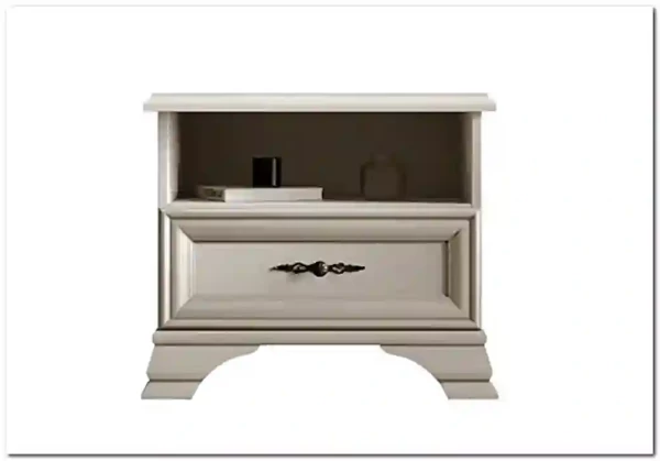 Тумба прикроватная Кентаки S320-KOM1S белый BRW Тумба прикроватная Кентаки S320-KOM1S белый BRW