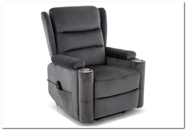 Кресло Signal MINOS Velvet Bluvel 14 раскладное (серый) Кресло Signal MINOS Velvet Bluvel 14 раскладное (серый)