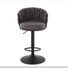 Стул барный Halmar H125 (серый/черный)
