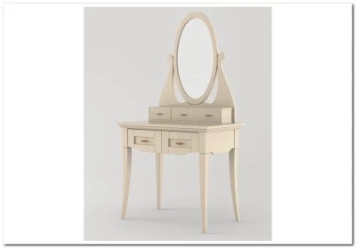 Туалетный столик с зеркалом Римини узкий