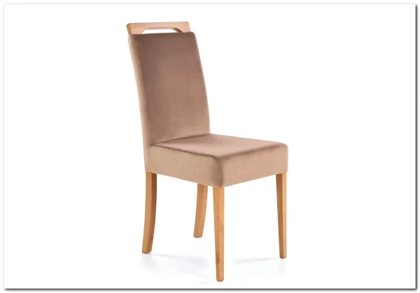 Стул кухонный Halmar CLARION Monolith 09 (бежевый/дуб медовый) Стул кухонный Halmar CLARION Monolith 09 (бежевый/дуб медовый)