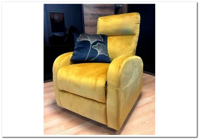 Кресло Signal OLIMP VELVET BLUVEL 68 раскладное (карри)