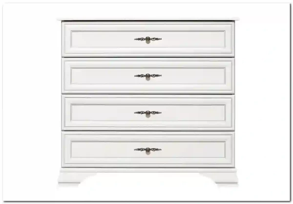 Комод Кентаки KOM4S белый BRW Комод Кентаки KOM4S белый BRW