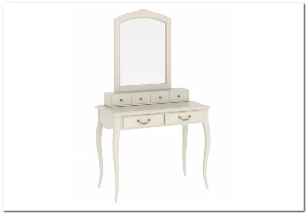 Туалетный столик с зеркалом Авиньон из массива бука  Туалетный столик с зеркалом Авиньон из массива бука