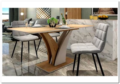 Стол обеденный Signal VENTO 120 (дуб кремона/кашемир)