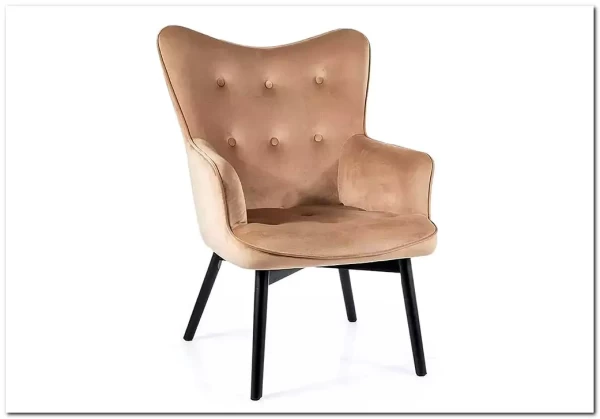 Кресло Signal CARMEN VELVET (бежевый) Кресло Signal CARMEN VELVET (бежевый)